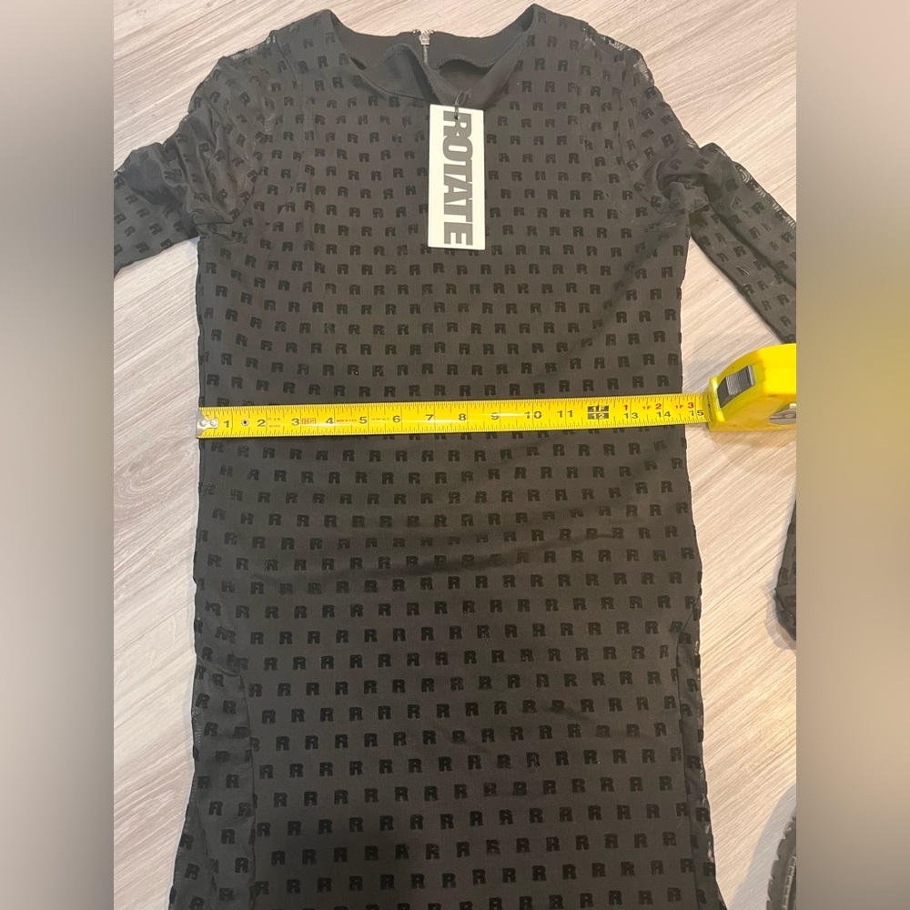 NWT RÓTATE Elegant Black‎ Polka Dot Dress It’s very pretty - Picture 8 of 9